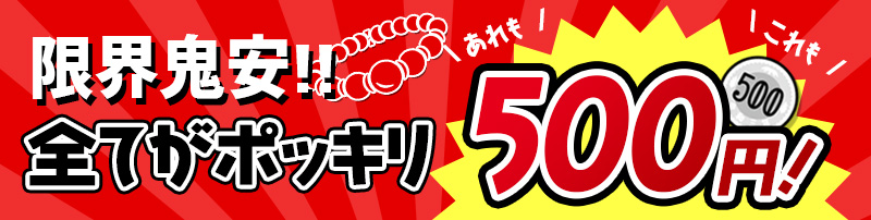 ポッキリ500円